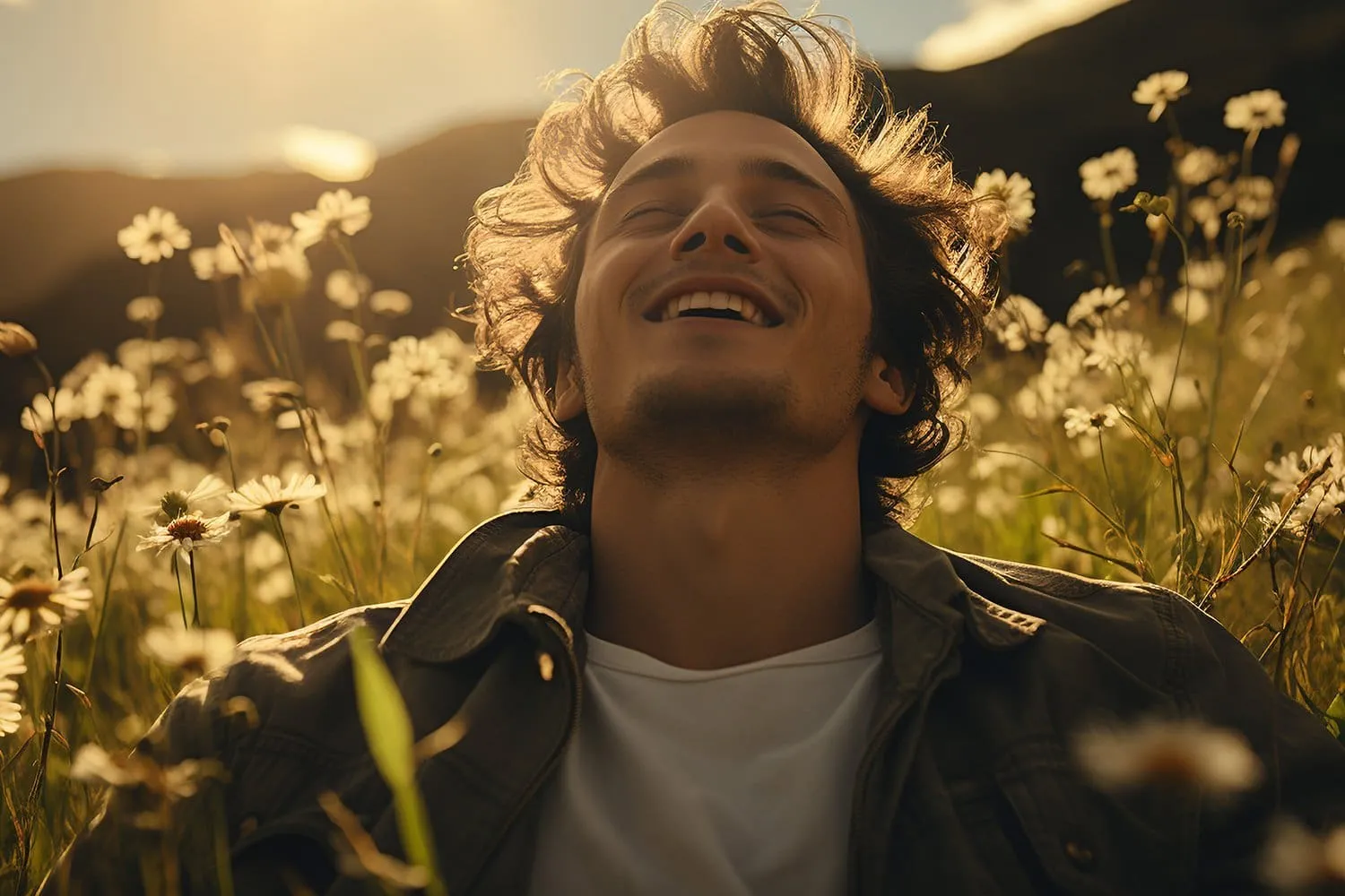 The Benefits of Combining Life Coaching with Hypnotherapy for Personal Growth 62 A person in a hypnotic state with a peaceful and calm background