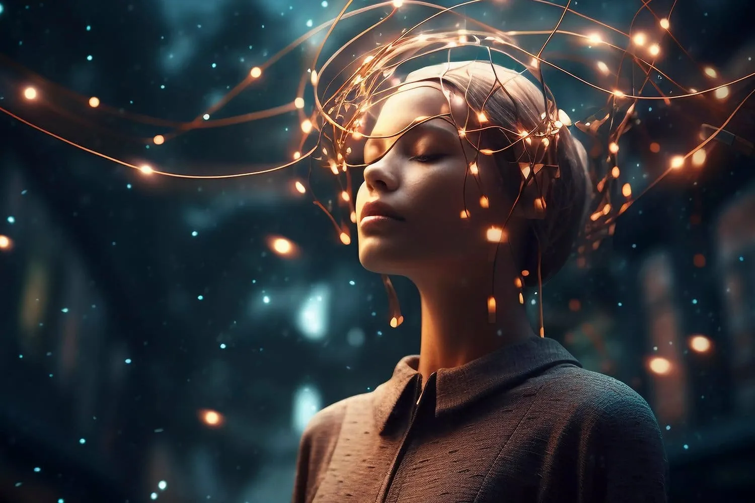 A persons brain with a thought bubble symbolizing the subconscious mind