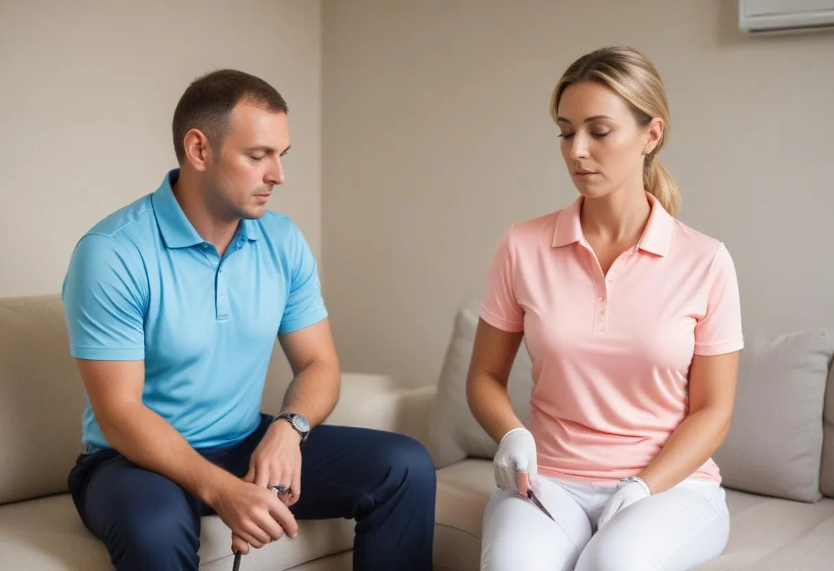 Unlocking Your Golf Potential: The Power of Hypnotherapy in Golf Psychology 62 An illustration depicting the process of hypnotherapy