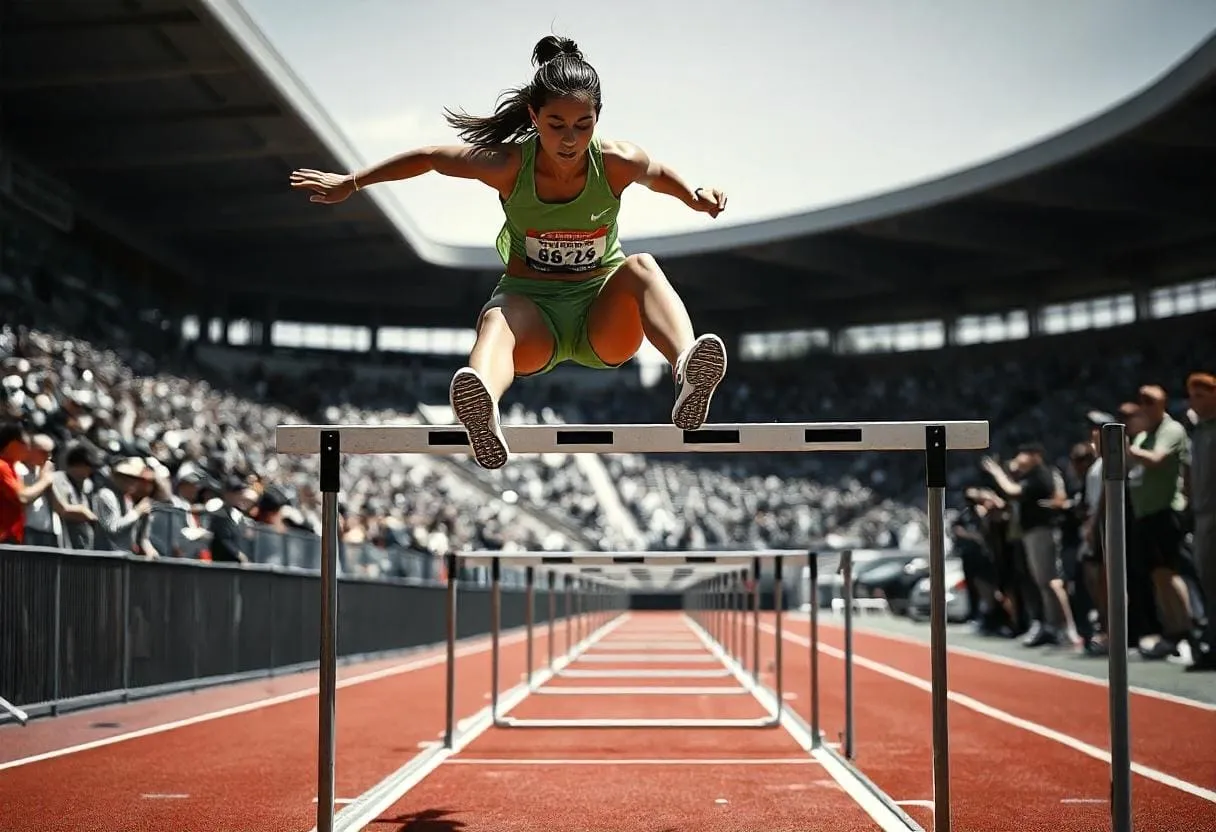 Mind Over Speed: The Impact of Hypnotherapy on Track & Field Performance 61 Track Field Athlete in Action